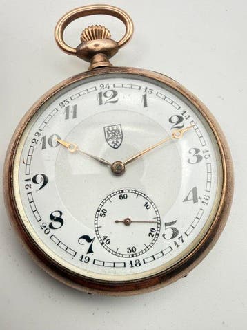 Silver Pocket Watch - German Saargruben AG Mining Award