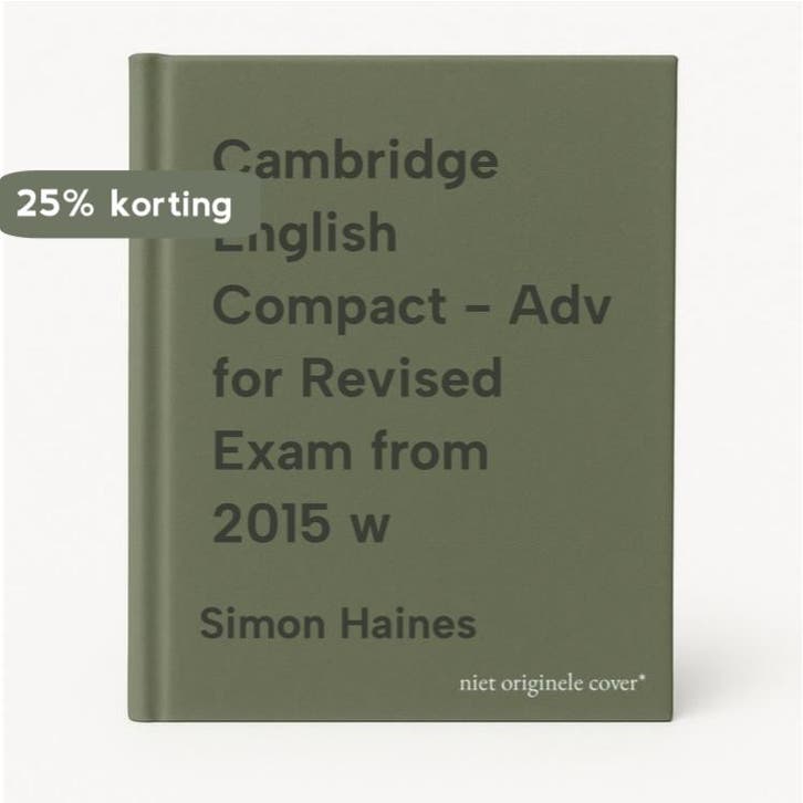 Cambridge English Compact - Adv for Revised Exam from 2015 w, Livres, Langue | Anglais, Envoi