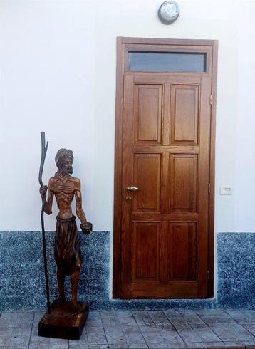 Beeld, Orientalismo - 1900 Ca - XXL - 166 cm - Hout