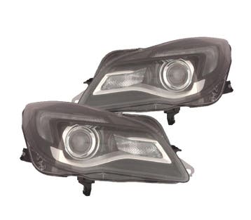 Phares Pour Opel Insignia 13-16 Fond Noir, Verzenden