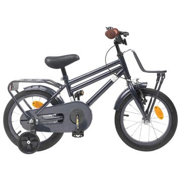 vidaXL Kinderfiets 14 Inch voor 3-5 jaar oud Donkergrijs, Verzenden, Nieuw