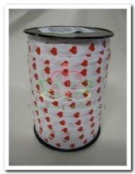 Krullint Cadeaulint Hartjes 10 mm rol 250 yard