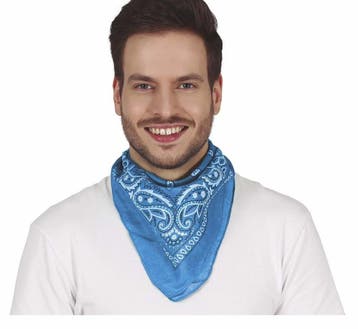 Blauwe Cowboy Sjaal, Verzenden, Nieuw