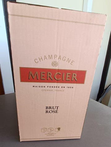 Mercier - Champagne Rosé, Brut - 6 Flessen (0.75 liter), Nieuw