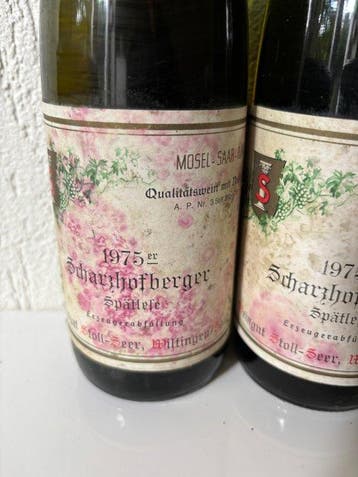 1975 Stoll-Seer, Wiltingen/Saar - Moselle Spätlese, Kabinett, Nieuw