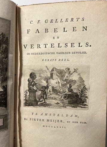 Gellert, Christian Fürchtegott - Fabelen en vertelsels, in