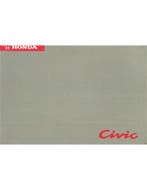 1992 HONDA CIVIC INSTRUCTIEBOEKJE DUITS