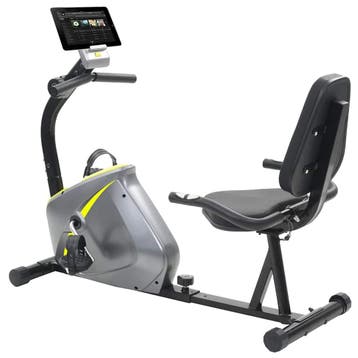 vidaXL Ligfiets hometrainer magnetisch met hartslagmeter, Verzenden