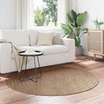 vidaXL Vloerkleden Rond Moiré AGIRA Naturel Ø 120 CM, Verzenden