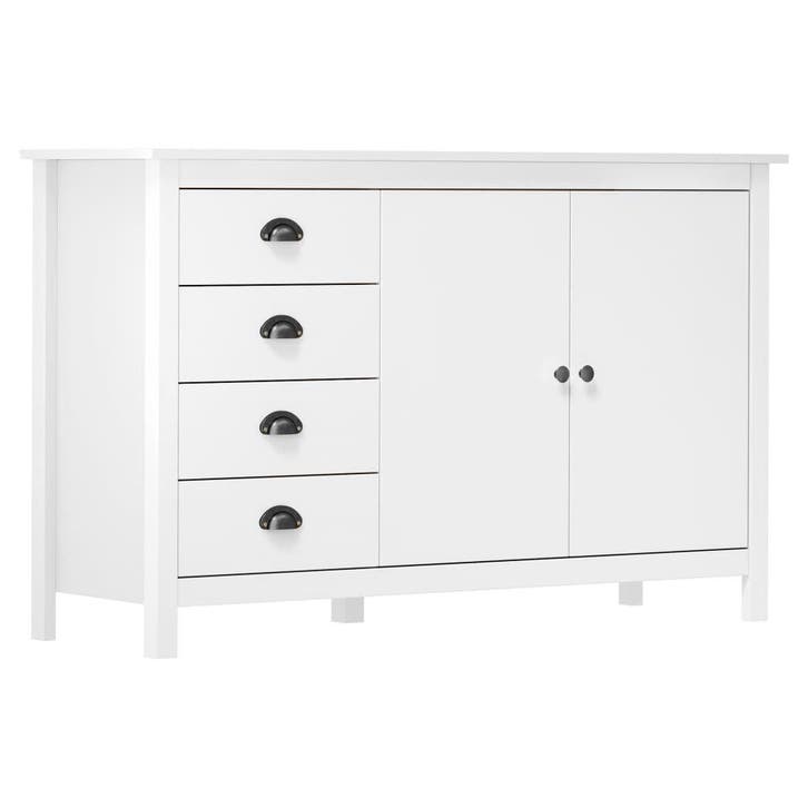 Dressoir Hill Wit | Retour deal | Slechts 1 op voorraad, Huis en Inrichting, Kasten | Dressoirs, 100 tot 150 cm, 25 tot 50 cm