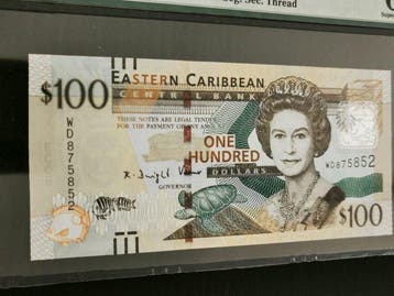 États des Caraïbes orientales. - 100 Dollars - ND (2015) -