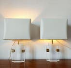 Lampe (2) - Plastique - Paire de lampes plexiglas