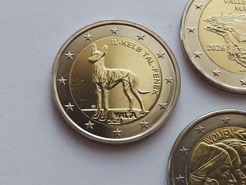 Malte. 2 Euro 2022/2026 (3 coins) (Sans prix de réserve)