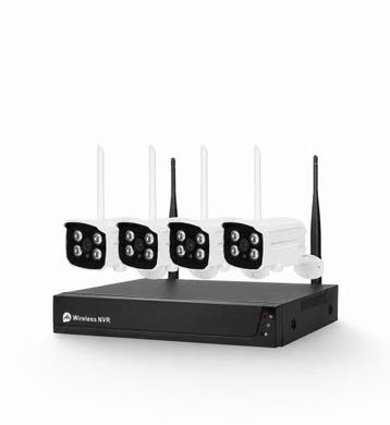 DrPhone SecureVision Beveiligingscamera Set – 4 Draadloze, Verzenden
