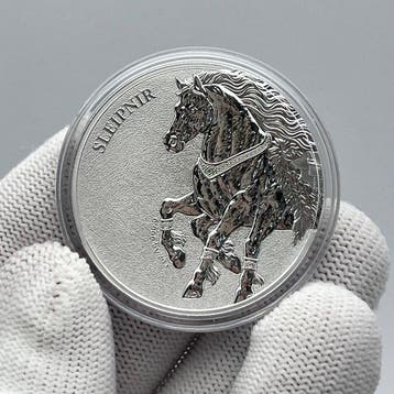 Duitsland. 5 Mark 2026 – Beasts: Sleipnir Geminus – 1 oz