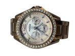 Veiling - Fossil | Riley Rose Gold Crystal Watch, Gebruikt