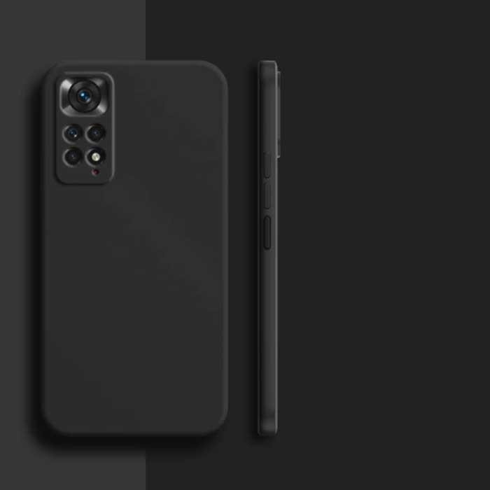 Xiaomi Redmi Note 10S Square Silicone Hoesje - Zachte Matte, Telecommunicatie, Mobiele telefoons | Hoesjes en Screenprotectors | Overige merken