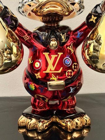 GF Exclusives - Louis Vuttion Money Bag Duck 3D Object, Antiek en Kunst