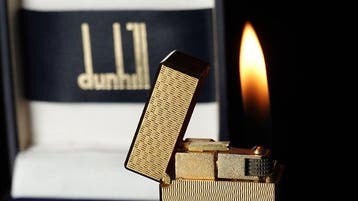 Dunill - Basket Pattern Rollagas Lighter - Zonder, Nieuw