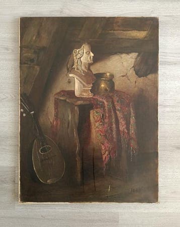 Joop Joosten (1898-1980) - Stilleven met Mozartbuste en