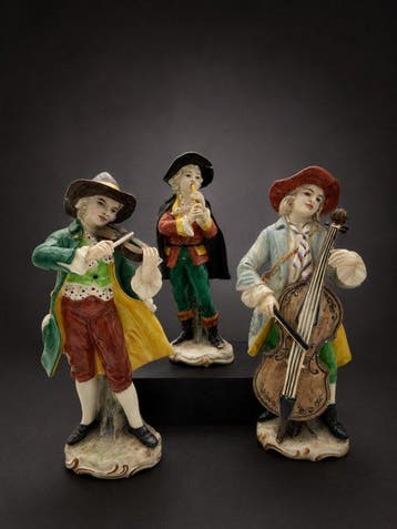 Triade / PBB - Beeldje, 3 figurines — Italie, Bassano del