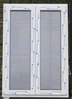 pvc  raam , chassis , venster , kozijn 104 x 150 wit, 75 tot 150 cm, Kunststof, Deurkozijn, Nieuw