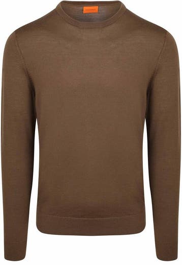 Suitable Merino Pullover Taupe maat Maat 52/54 (L) Heren, Maat 52/54 (L), Overige kleuren, Verzenden, Nieuw