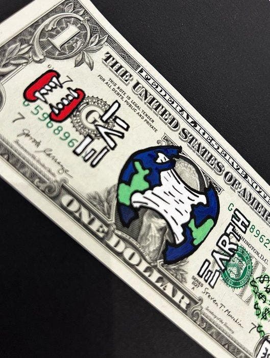 eR.B. -  Eat Earth, Antiek en Kunst, Kunst | Schilderijen | Modern