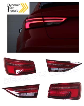 Facelift Dynamische LED Achterlichten voor Audi A3 8V Sedan, Ophalen of Verzenden