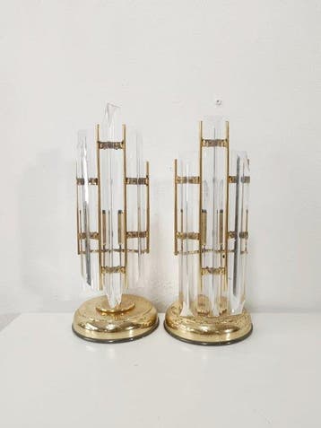 Wandlamp - Paar tafellampen Art Déco / Mid-Century –, Nieuw