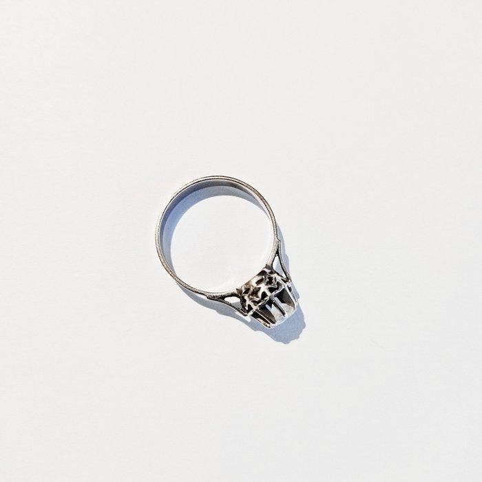 Ring - 18 karaat Witgoud Diamant (Natuurlijk), Handtassen en Accessoires, Ringen
