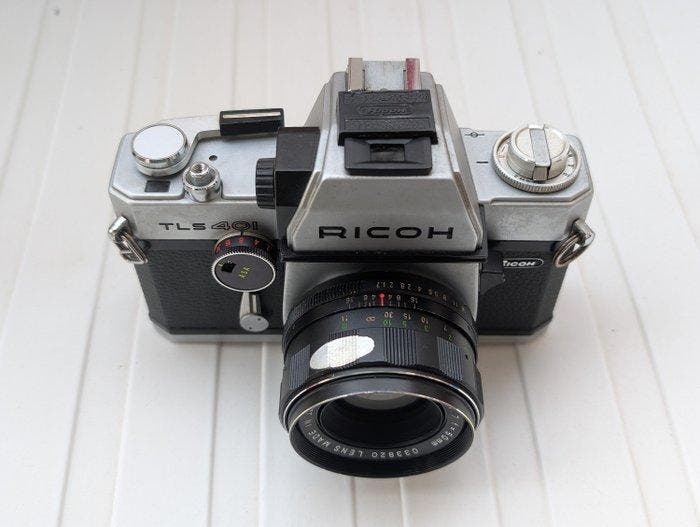 Ricoh TLS 401 + Rikenon 1,7/50mm | Appareil photo reflex, TV, Hi-fi & Vidéo, Appareils photo analogiques