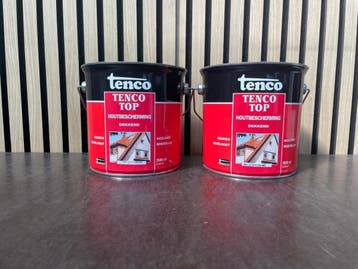 Veiling - 2x Tenco Top Houtbescherming Dekkend 2,5L – Lich, Bricolage & Construction, Peinture, Vernis & Laque