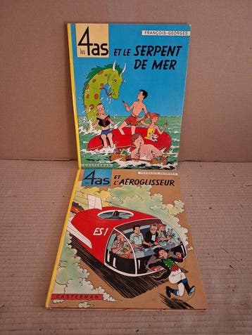 Les 4 As - 7x C - 7 Album - Herdruk - 1969/1980, Boeken, Nieuw