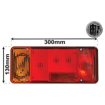 Iveco Turbo Daily 1989-1995 Achterlicht Links Pickup / Chass, Verzenden, Nieuw