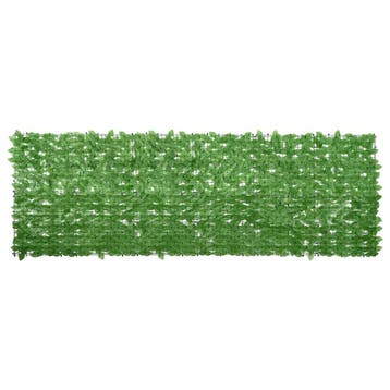 vidaXL Balkonscherm met groene bladeren 300x100 cm, Verzenden