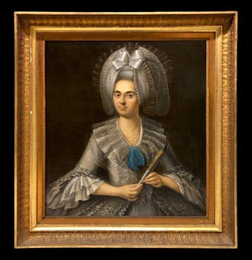 École Parisienne (c. 1780) - Portrait de Grande Dame en