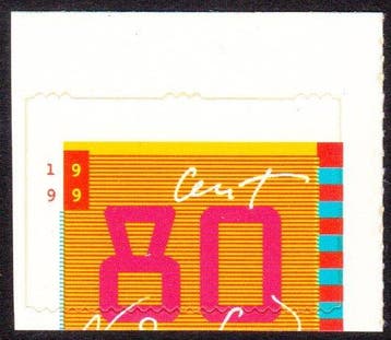 Pays-Bas 1999 - Cachet de naissance avec une erreur de