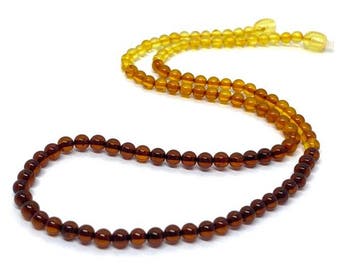 Ombre Arc-en-Ciel Lumineux • Collier élégant en ambre