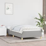 vidaXL Bedframe zonder matras 80x200 cm stof lichtgrijs, Verzenden, Nieuw