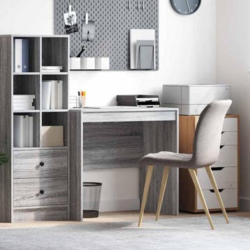 Bureau Grijs Sonoma 80cm - Ideaal voor je kot! Compact, s..., Verzenden