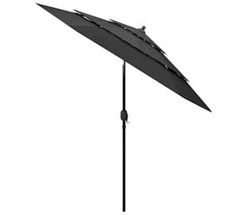 Parasol 2,5m | Retour deal | Sla nu toe!, Tuin en Terras, 2 tot 3 meter, Zo goed als nieuw, Stokparasol, Kantelbaar