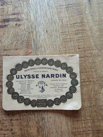 Ulysse Nardin - Zakhorloge - 381910/156395 - 1900-1949