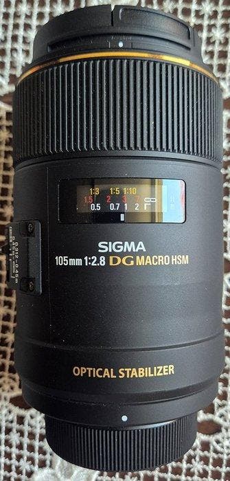 Sigma 105mm F2,8 EX DG Macro OS HSM Macrolens, Audio, Tv en Foto, Nieuw