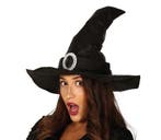 Halloween Heksenhoed Zwarte Gesp, Hobby en Vrije tijd, Verzenden, Nieuw