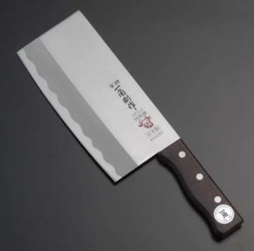 Ikkaku - Keukenmes - Mini Chinees hakmes - Staal, Hout -