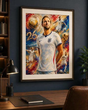 works! New! Artist by Raffaele De Leo Harry Kane 2026 -, Verzamelen, Nieuw