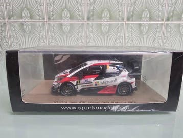 Spark 1:43 - Model raceauto - Toyota Yaris WRC Winner Rally, Nieuw