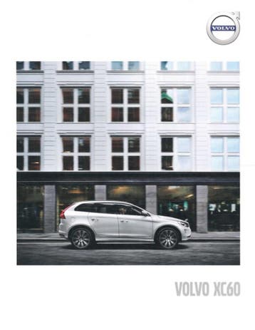 2017 VOLVO XC60 BROCHURE NEDERLANDS