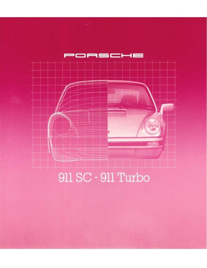 1980 PORSCHE 911 SC | TURBO BROCHURE DUITS, Livres, Autos | Brochures & Magazines